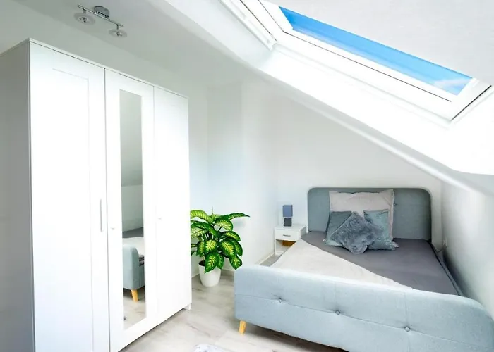 2,5-Zimmer Inkl Arbeitsplatz, Wlan & Free Netflix, Amazon-Free Parken Vollausgestattete Wohnung, 24H Check In
